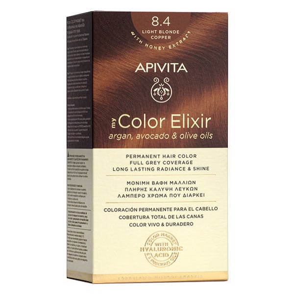 Apivita My Color Elixir N8,4 Ξανθό Ανοιχτό Χάλκινο 50&75ml